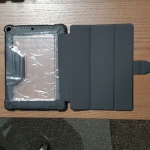 iPad 7th/8th/9th Generation 10.2" Case Stand With Magnetic Cover Clasp BLACK NEW
